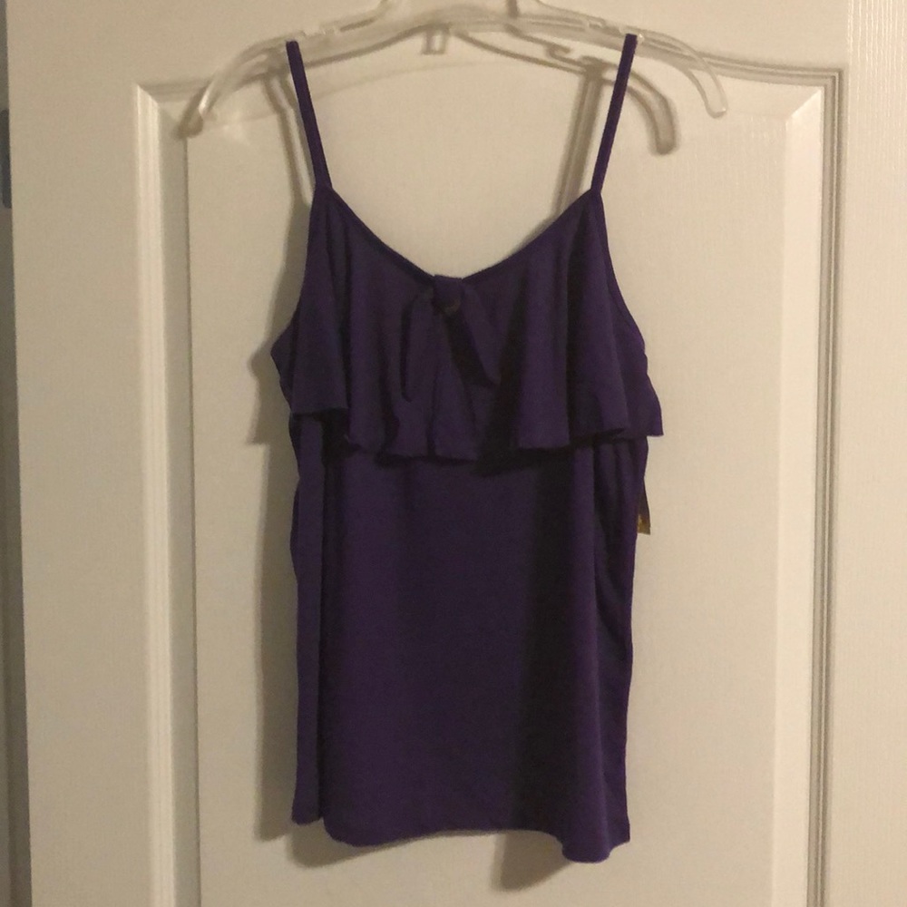 Knot Ruffle Front top